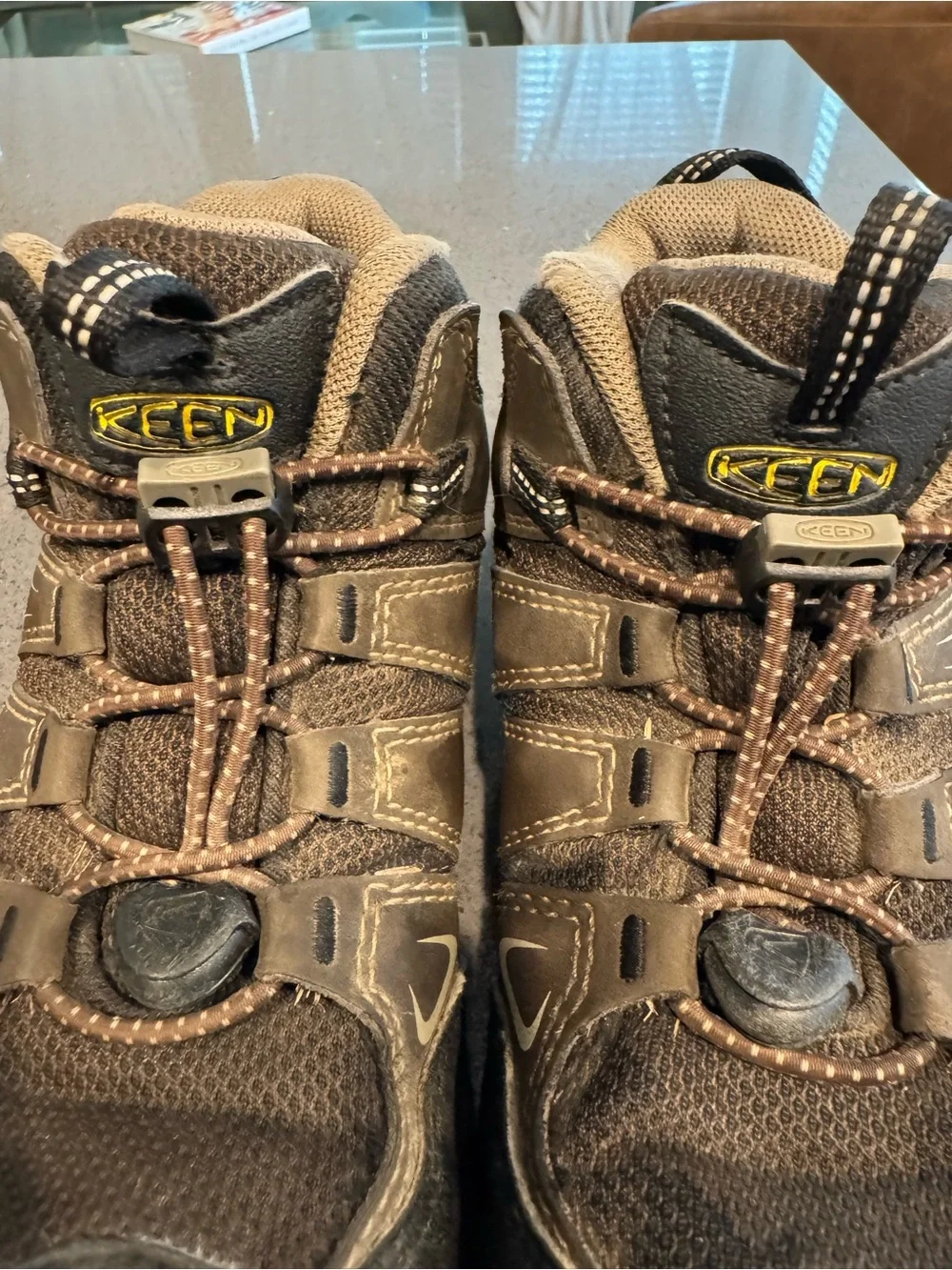 KEEN Kids Brown Waterproof Adventure Boots